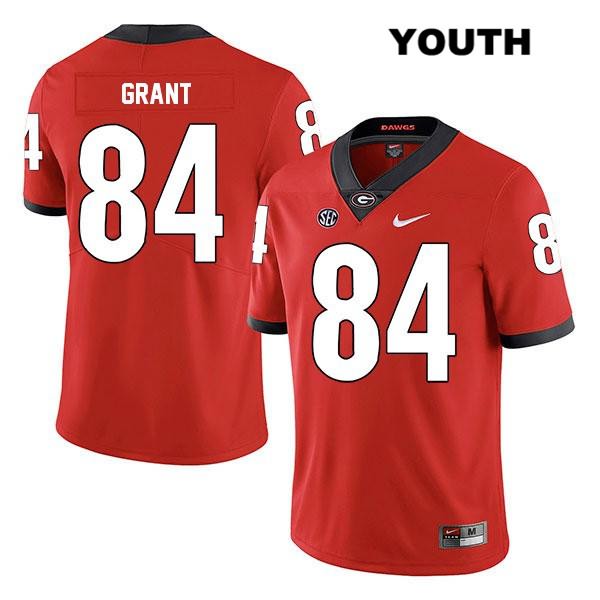 Georgia Bulldogs Youth Walter Grant #84 NCAA Legend Authentic Red Nike Stitched College Football Jersey IZL4756OX